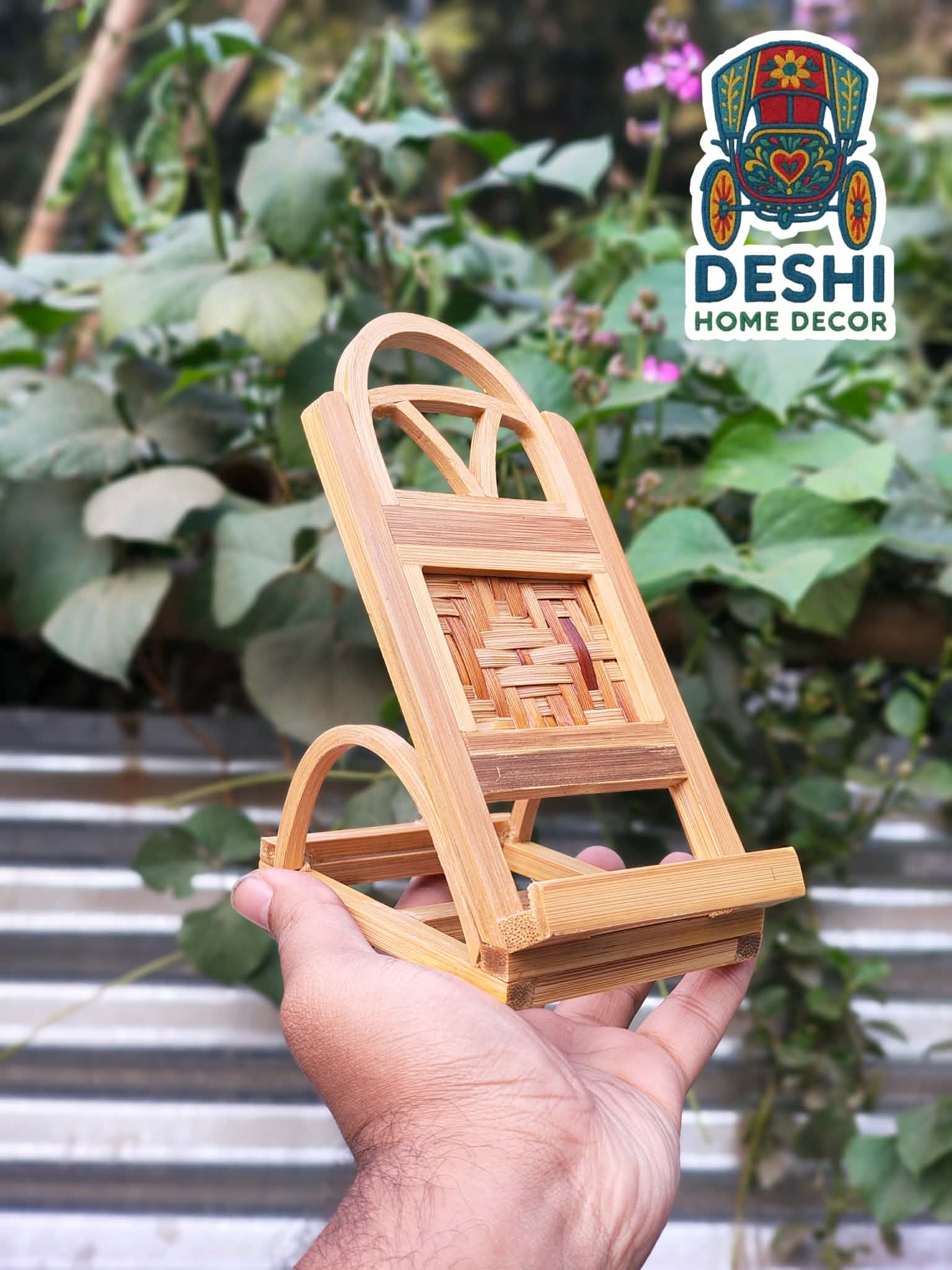 Bamboo phone holder - Image 1